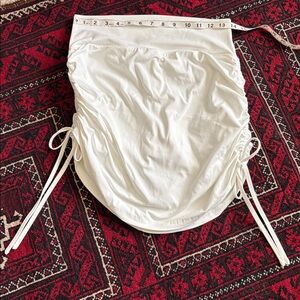 Gold Hinge Tennis/Golf skort with side ties and ruching